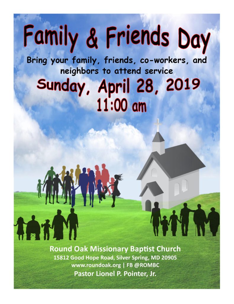 Friend and Family Day Flyer